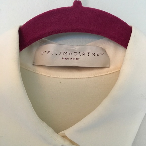SOLD 🍾Stella McCartney Silk Bow Blouse - Picture 6 of 8